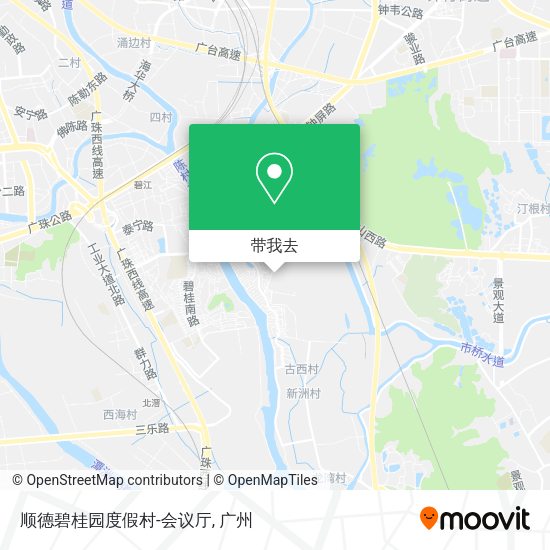 顺德碧桂园度假村-会议厅地图