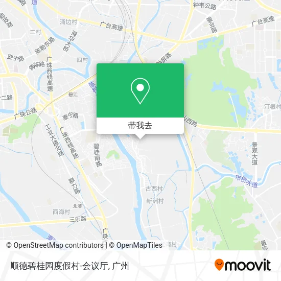 顺德碧桂园度假村-会议厅地图