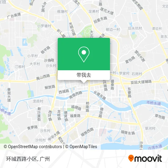 环城西路小区地图