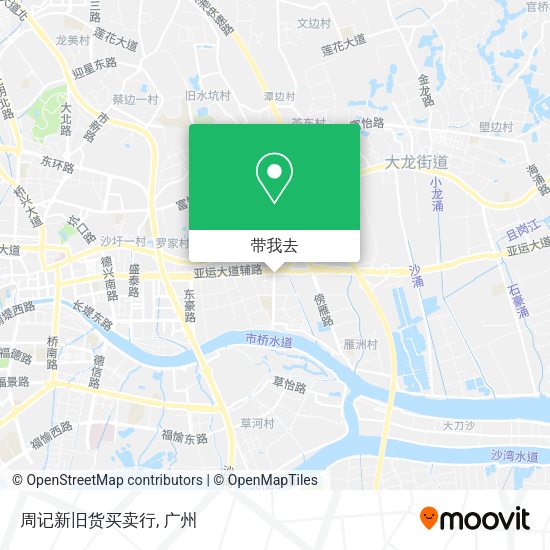 周记新旧货买卖行地图