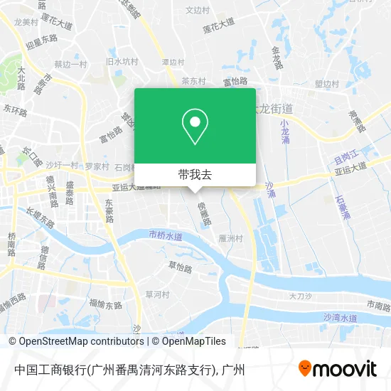 中国工商银行(广州番禺清河东路支行)地图
