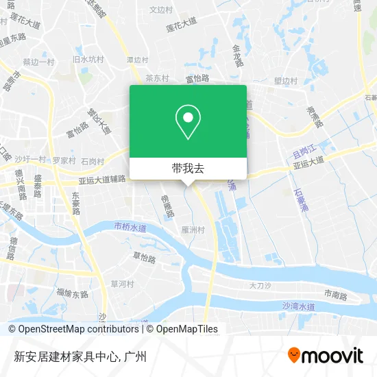 新安居建材家具中心地图