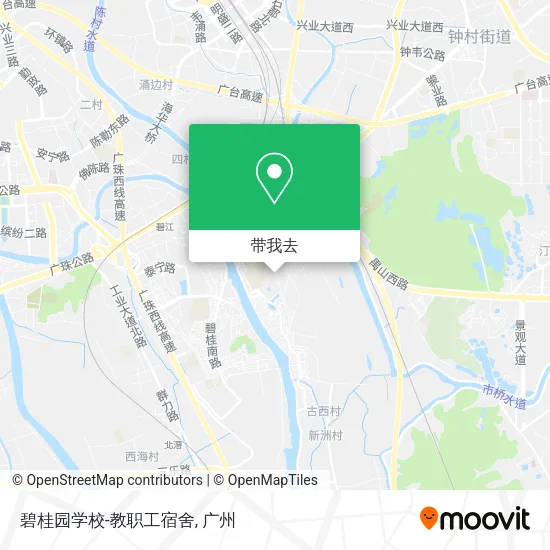 碧桂园学校-教职工宿舍地图