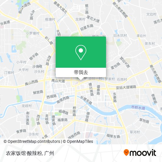 农家饭馆·酸辣粉地图