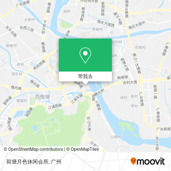 荷塘月色休闲会所地图