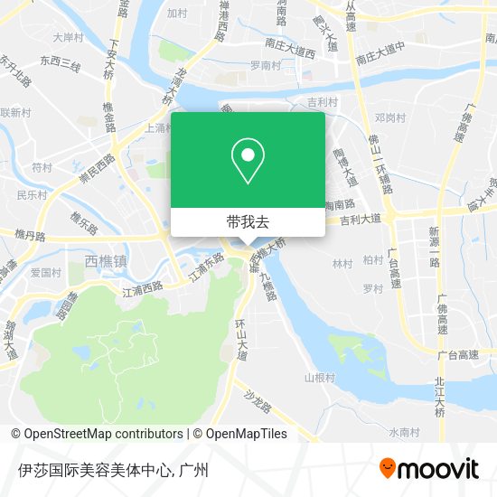 伊莎国际美容美体中心地图