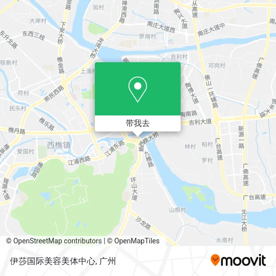 伊莎国际美容美体中心地图