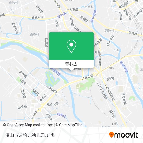 佛山市诺培儿幼儿园地图