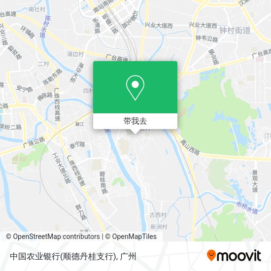中国农业银行(顺德丹桂支行)地图
