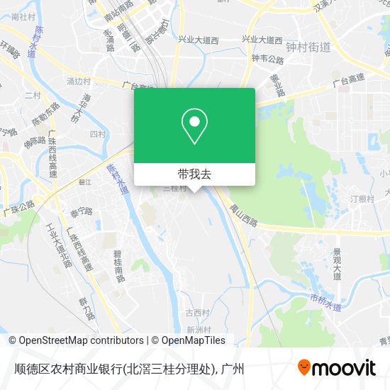 顺德区农村商业银行(北滘三桂分理处)地图