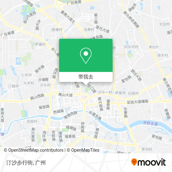 汀沙步行街地图