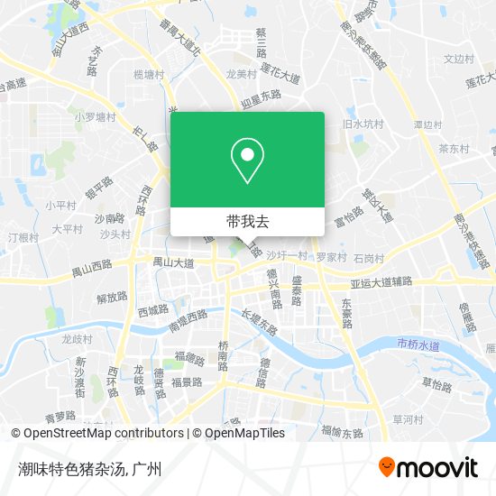 潮味特色猪杂汤地图