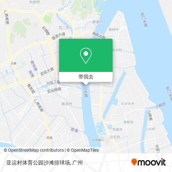亚运村体育公园沙滩排球场地图