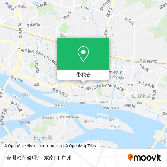 金洲汽车修理厂-东南门地图