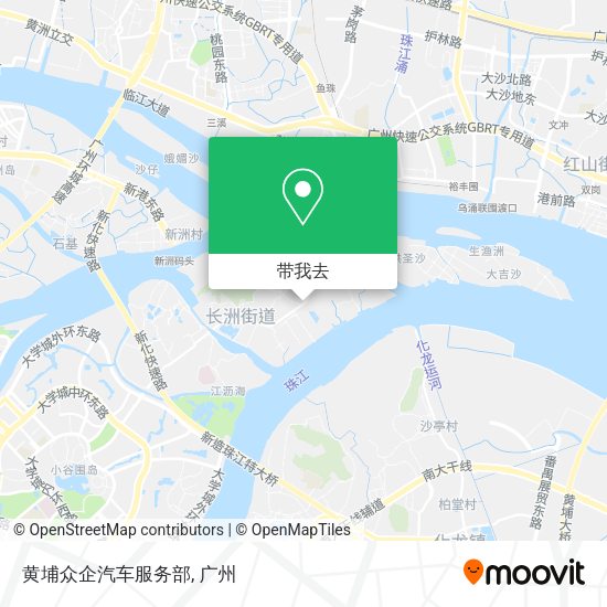 黄埔众企汽车服务部地图