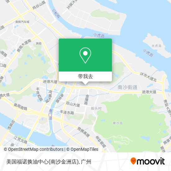 美国福诺换油中心(南沙金洲店)地图