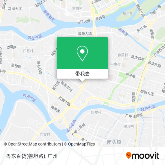 粤东百货(善坦路)地图