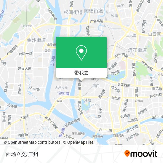 西场立交地图