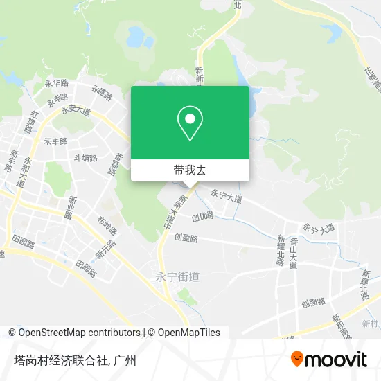 塔岗村经济联合社地图