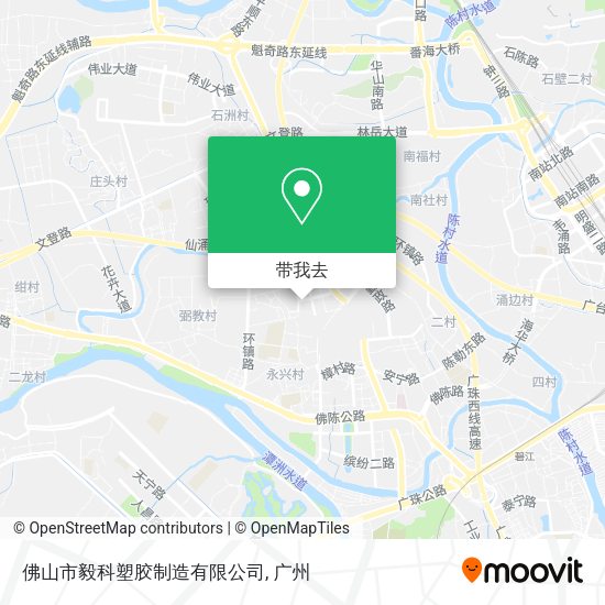 佛山市毅科塑胶制造有限公司地图