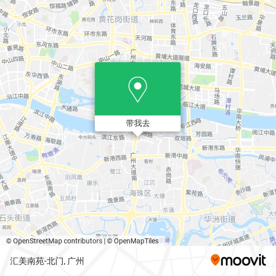 汇美南苑-北门地图
