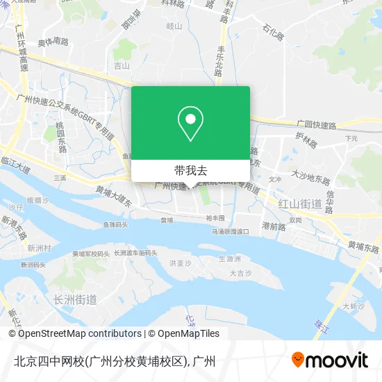 北京四中网校(广州分校黄埔校区)地图
