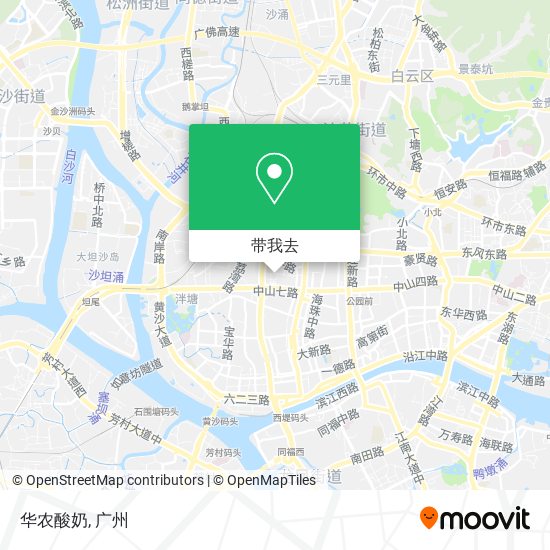 华农酸奶地图