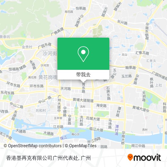 香港墨再克有限公司广州代表处地图