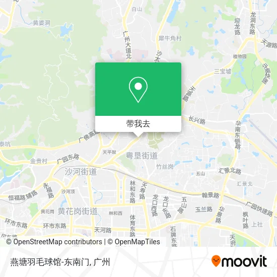 燕塘羽毛球馆-东南门地图