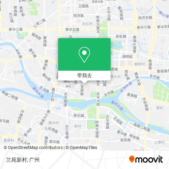 兰苑新村地图