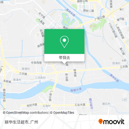 丽华生活超市地图