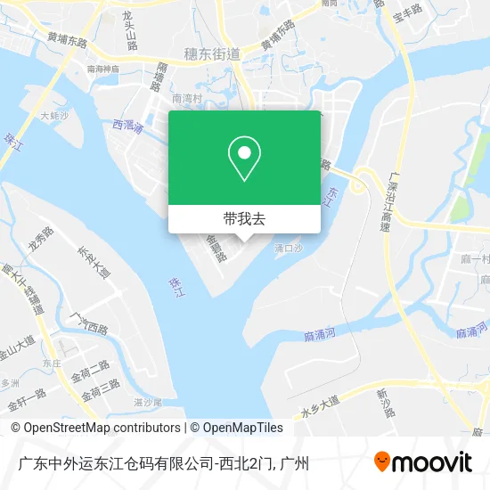 广东中外运东江仓码有限公司-西北2门地图