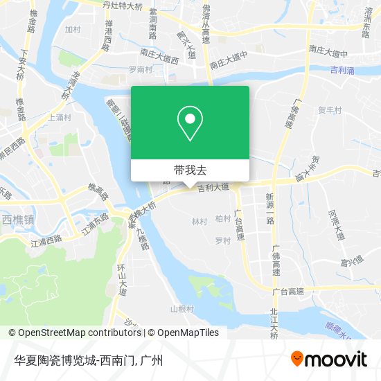 华夏陶瓷博览城-西南门地图