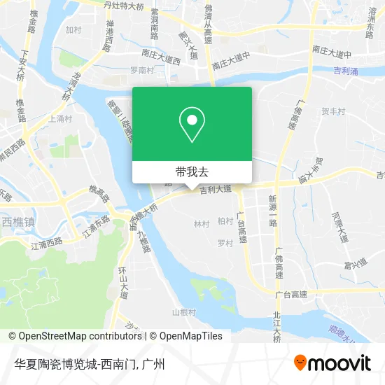华夏陶瓷博览城-西南门地图