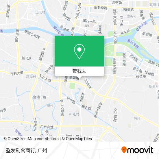 盈发副食商行地图