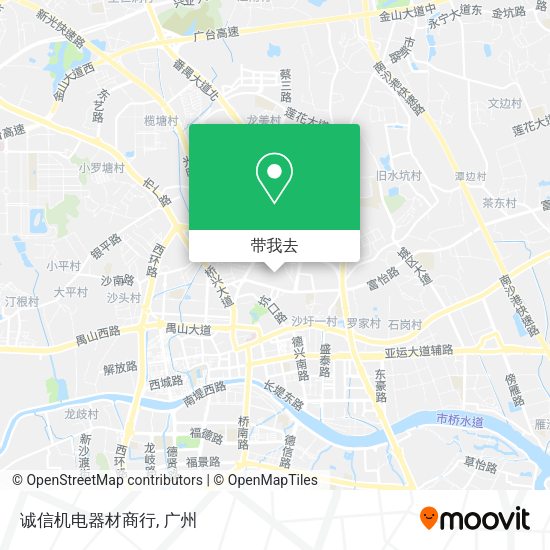 诚信机电器材商行地图