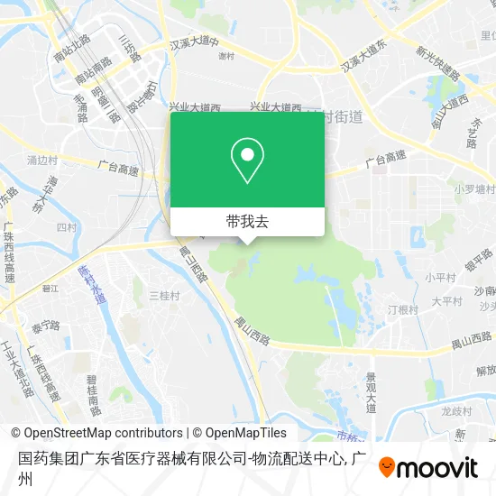 国药集团广东省医疗器械有限公司-物流配送中心地图
