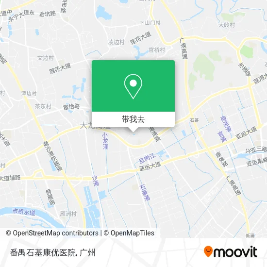 番禺石基康优医院地图