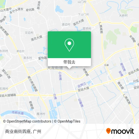 商业南街四座地图