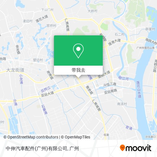 中伸汽車配件(广州)有限公司地图