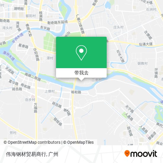 伟海钢材贸易商行地图