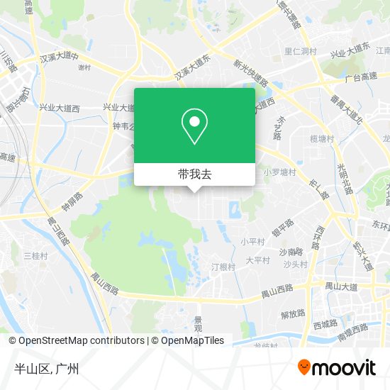 半山区地图