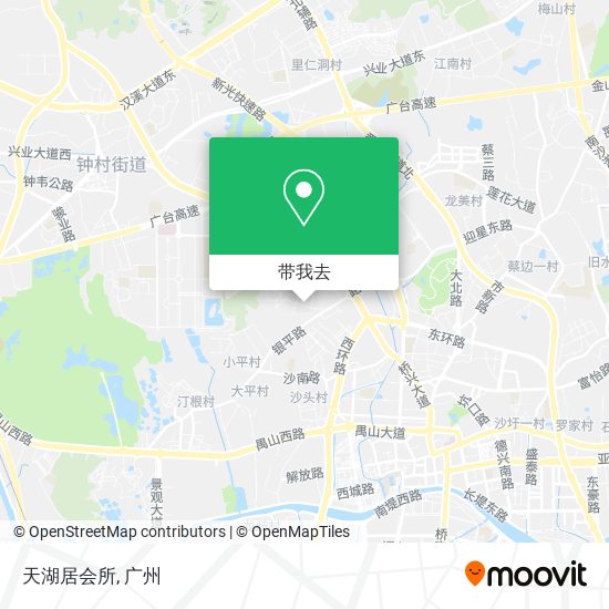 天湖居会所地图