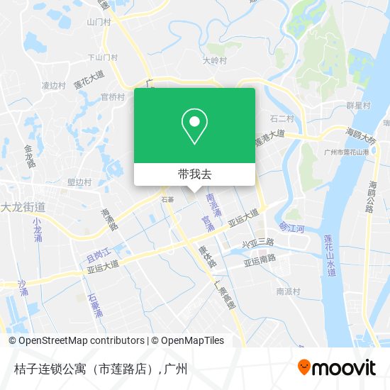 桔子连锁公寓（市莲路店）地图