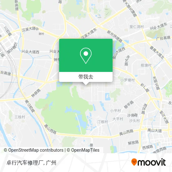 卓行汽车修理厂地图