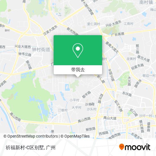 祈福新村-C区别墅地图