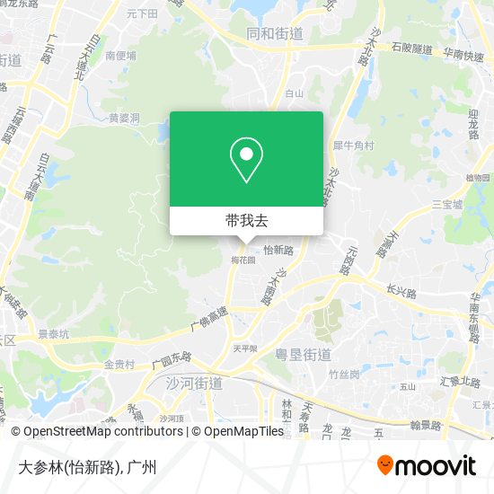 大参林(怡新路)地图