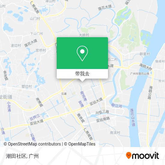 潮田社区地图