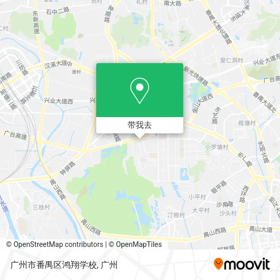 广州市番禺区鸿翔学校地图