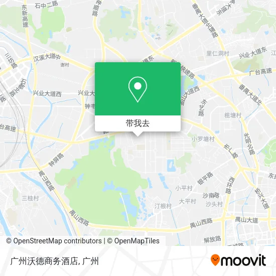 广州沃德商务酒店地图
